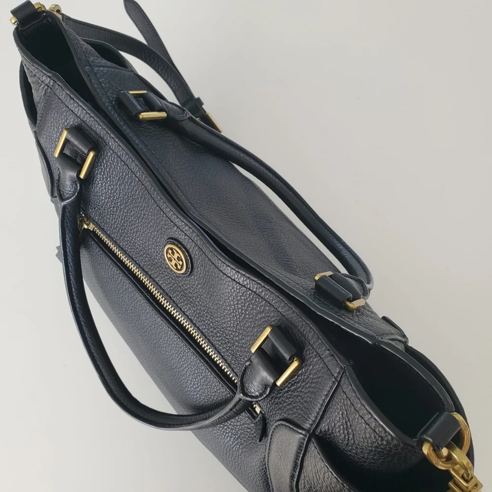 Tory Burch Black Francis Satchel / Crossbody Bag